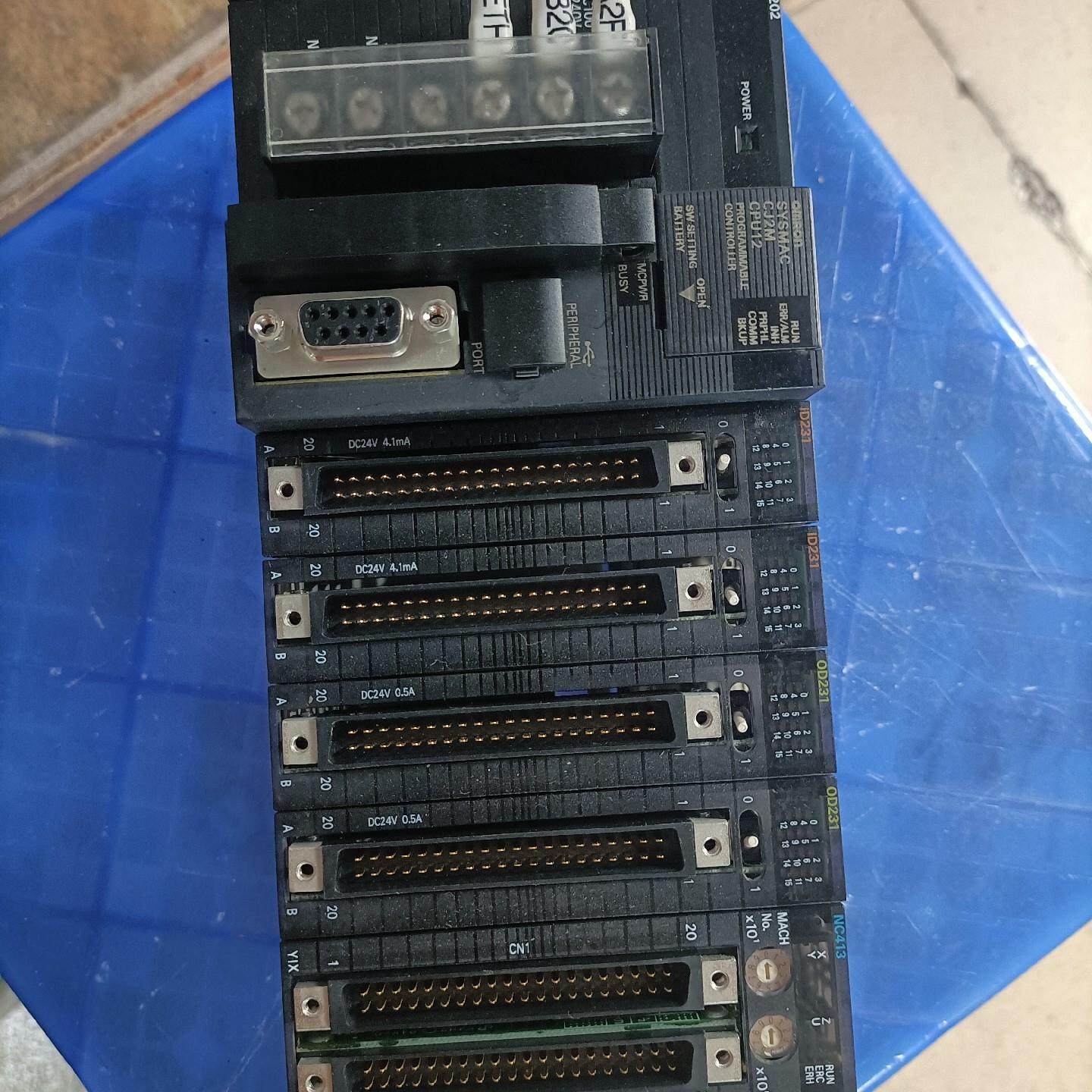 拆机PLC模块CJ1W-PA202一套   成色如图