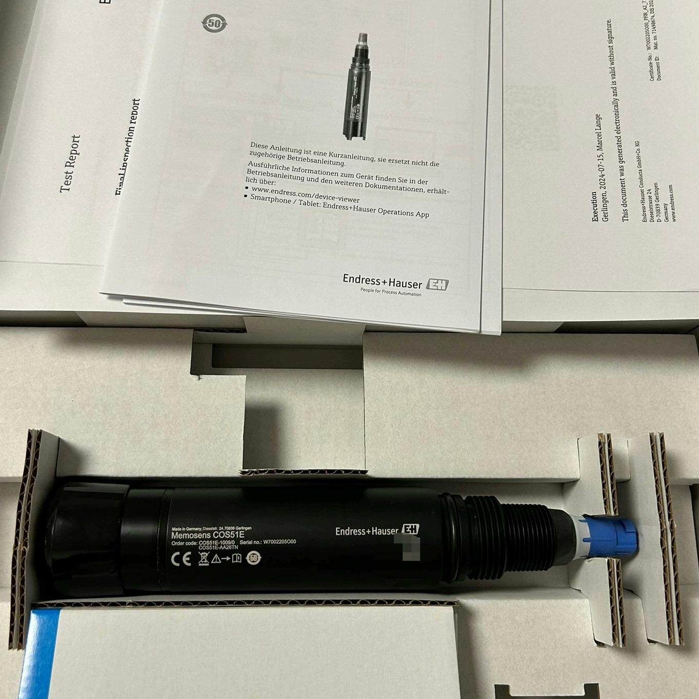 E+H 溶解氧探头COS51E-1009/0 COS51E-