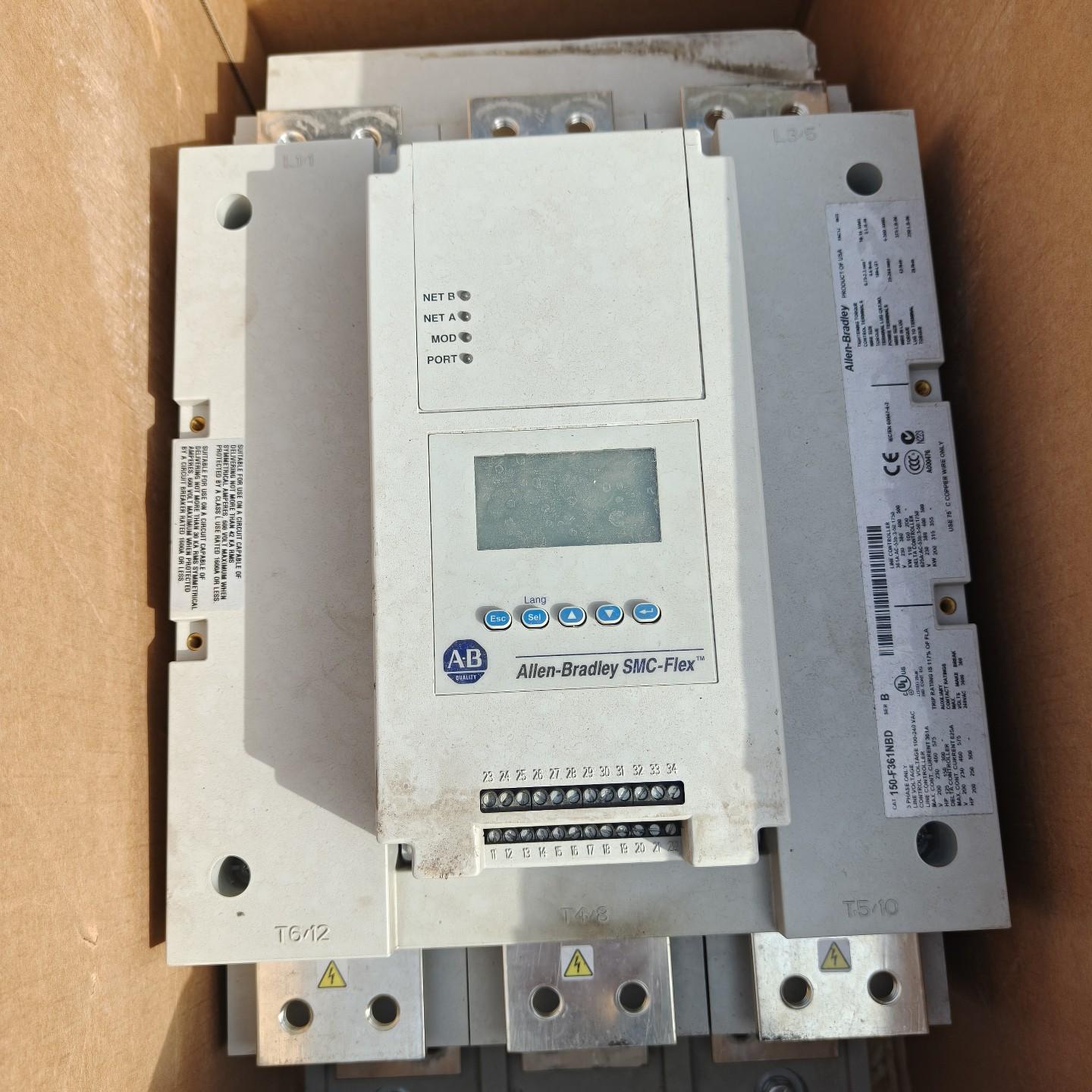 拆机AB软启动器150-F361NBR  图片实物拍摄功能正