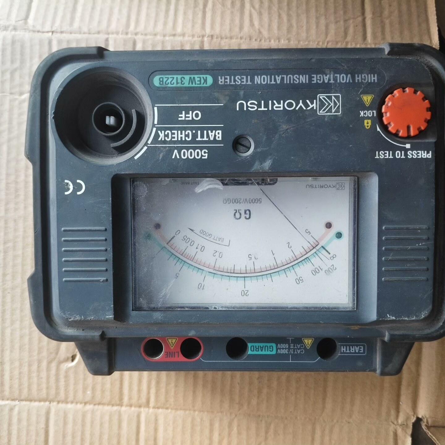 【日本】克列茨3122B高压绝缘电阻测试仪 5000V