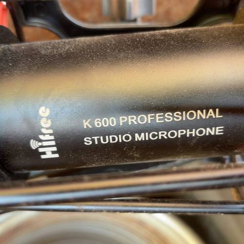 Hifree K600电容麦 带防震架和防喷网 型号K600