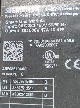 6SL3130-6AE21-0AB0/0AB1拆机现货