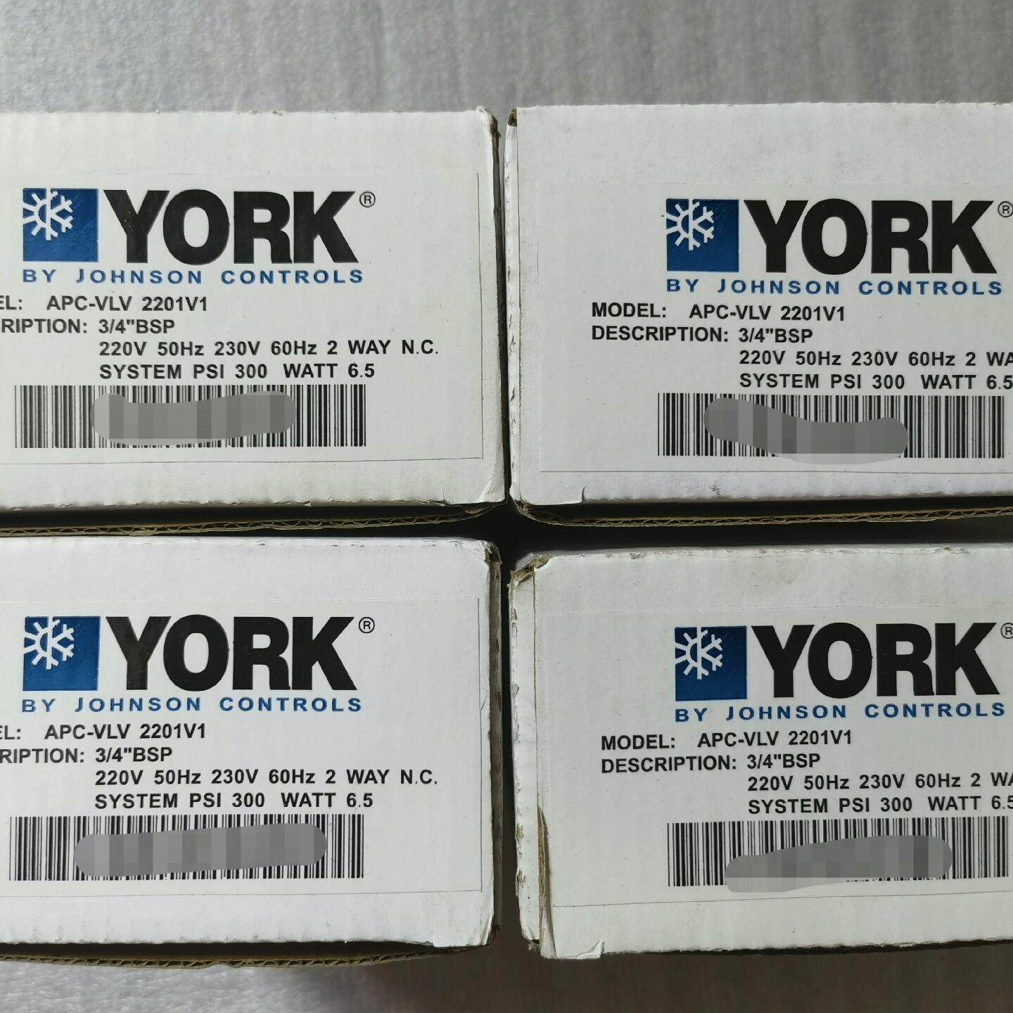 约克YORK风机盘管电动执行器-VLV 2201V