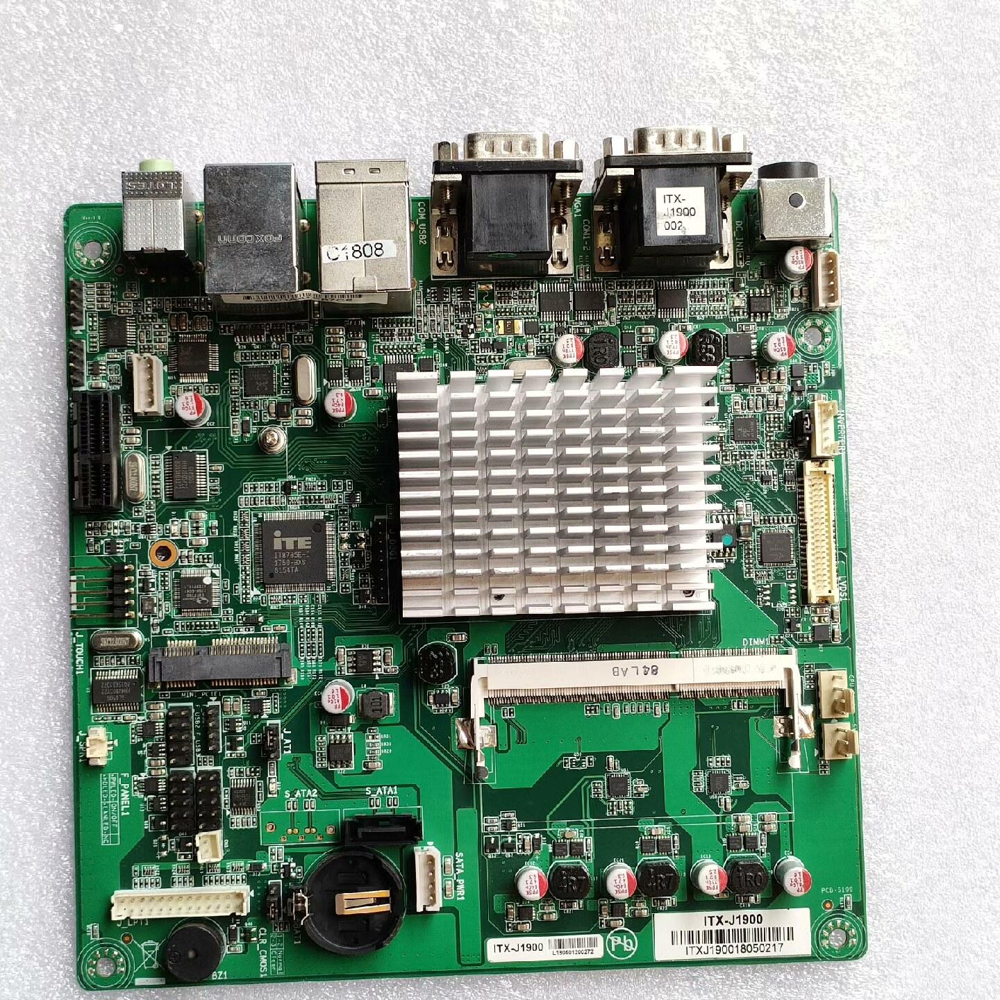 ITX-J1900单网口主板集成CPU包好，单主板，后