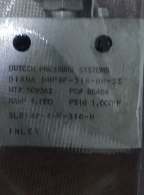 美国 Butech Pressure Systems高压