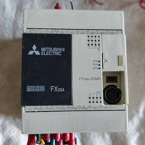 拆机PLC FX3SA-20MR-CM 成色好实物拍摄图
