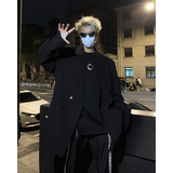 现货25秋冬金属扣垫肩老钱风极简垫肩西服XZ13-P128，男装西服，电商B288
