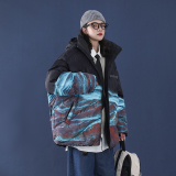 网红中性风2020冬雪山面包服情侣连帽大码棉衣男外套mj350-p155，男装棉衣，电商B288