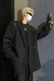 现货25秋冬飞机扣金属小众设计西服XZ02-P128，男装西服，电商B288