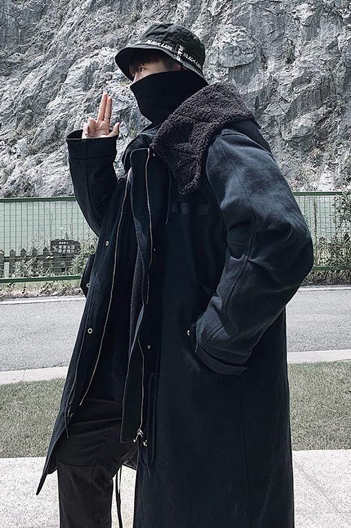 冬季加厚保暖军大衣男棉衣长款多口袋工装棉服外套mj377-p165,男装棉衣,电商B288