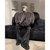23秋冬男士加厚保暖仿狐狸毛加棉保暖上衣棉服MJ993-P70现货，男装棉衣，电商B288