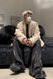 23秋冬男士贵气老钱复古风保暖仿貂毛加棉皮草MJ994-P178现货，男装棉衣，电商B288