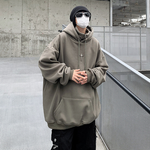 23春双层领金属设计感男女连帽宽松卫衣B288-WY14-P88，男装卫衣，电商B288