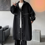 22秋冬新款风衣大码男过膝长款大衣男中长款男B288-22FY01-p125，男装风衣，电商B288
