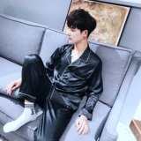 夏季睡衣套装男士夏天家居仿真丝薄款居家春秋季p90，男装休闲套装，电商B288