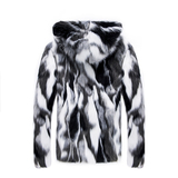 冬天男士皮毛一体皮草假毛外套mj046--P150，女装短外套，电商B288