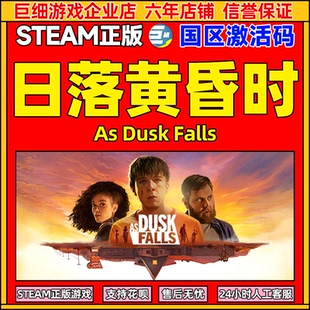 日落黄昏时 Dusk Falls CDKey steam中文 国区激活码 PC正版