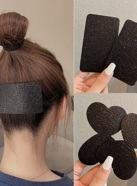 韩版发粘刘海贴女士贴碎发头饰大号魔术贴头发贴成人碎头发贴