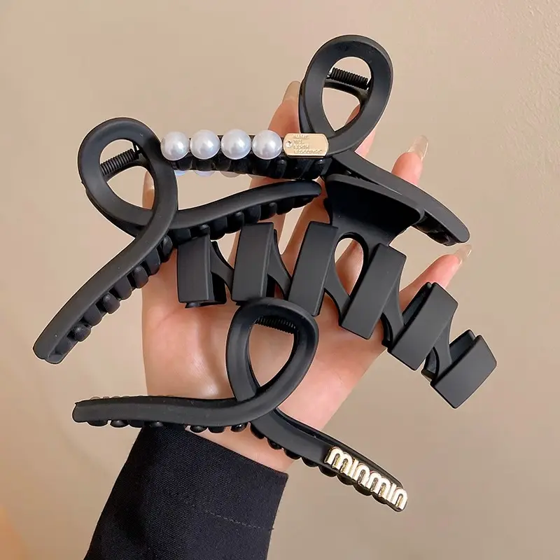 大号鲨鱼夹女后脑勺盘发气质发卡头饰高级感抓夹发饰夹子发夹