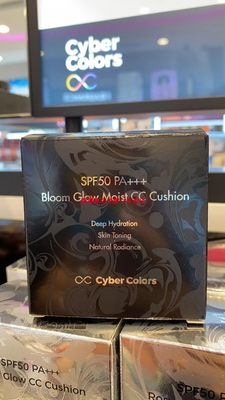 香港莎莎现货Cyber Colors玫瑰水光调色气垫 带替换装BB霜SPF50++