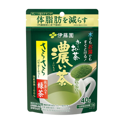 伊藤园itoen抹茶浓绿茶粉玄米茶
