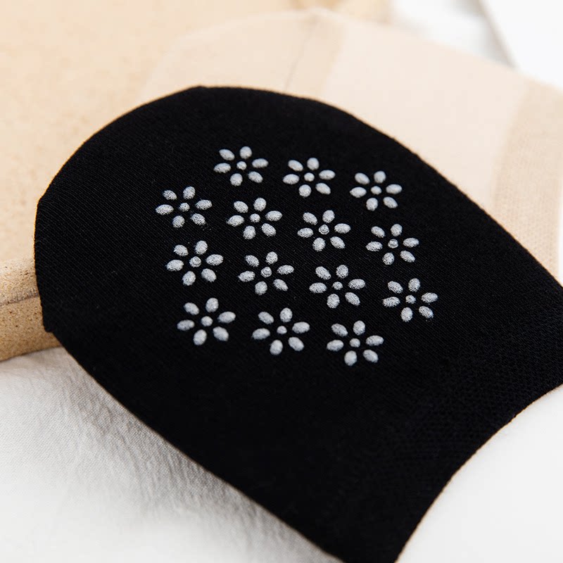 网眼点胶半截袜子袜套半掌袜薄款防滑带硅胶隐形船袜前半掌袜子女