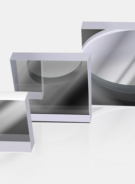 大半径镀铝凹球面方形反射镜74*66*15mmCT F500mm 镀铝膜