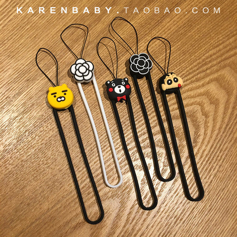 可爱卡通粗眉熊本黑白色山茶花蜡笔小新相机手机防摔硅胶挂绳通用在类目 3C数码配件, 手机配件, 手机饰品, 手机挂件/手机链中 - 来自Buy2taobao.com提供专业的淘宝代购服务