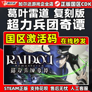国区激活码 Steam Remastered雷道复刻版 RAIDOU CDK 超力兵团奇谭