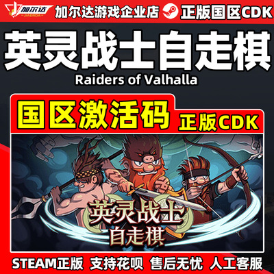 Steam游戏 英灵战士自走棋 Raiders of Valhalla 国区激活码CDKey