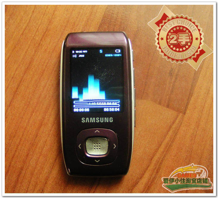 【1皇冠】原装三星 mp3 1g学英语 带fm 可变速复读调速 YP-T9