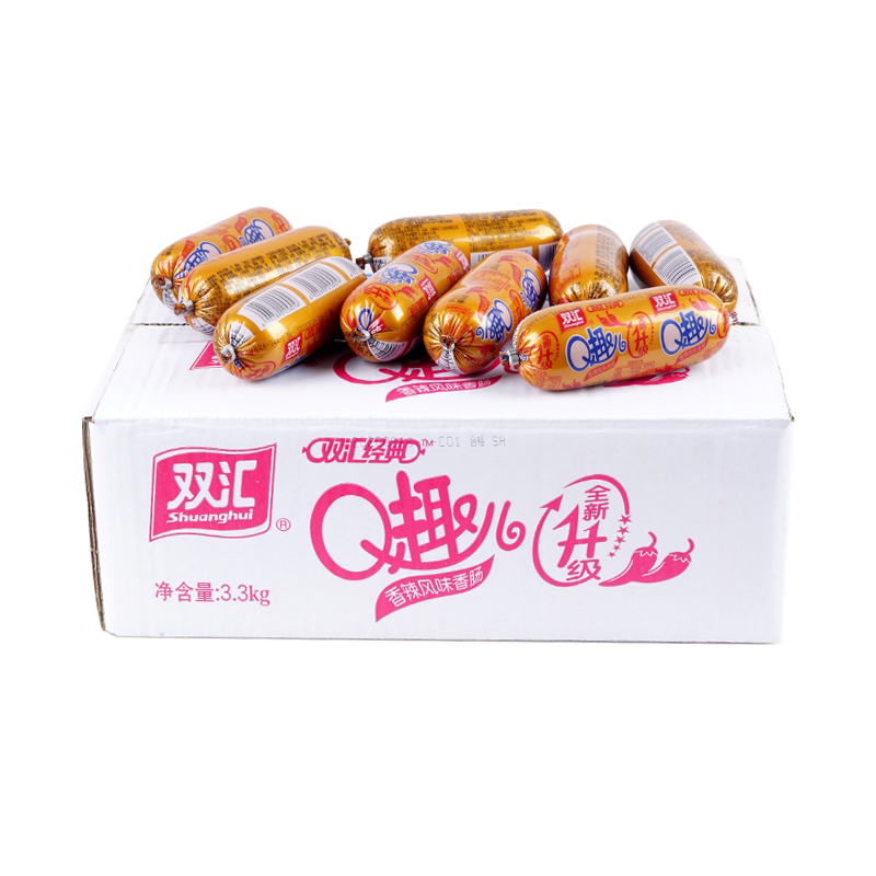 双汇Q趣100g火腿肠蘑菇孜然香辣玉米小香肠即食泡面拍档正品