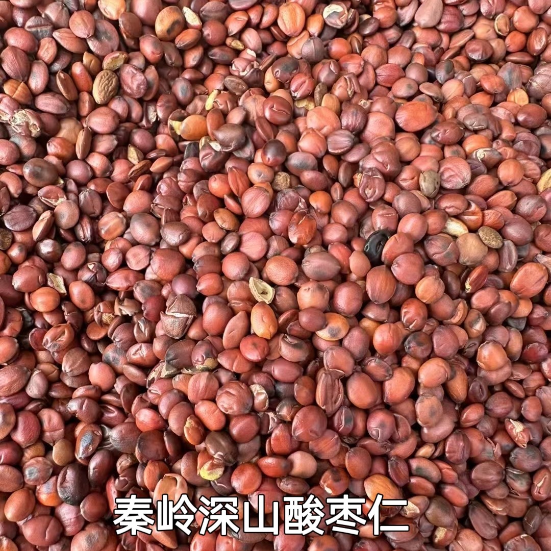 秦岭深山新货酸枣仁果新货睡眠茶酸枣树根250g夜交藤包邮国产酸枣
