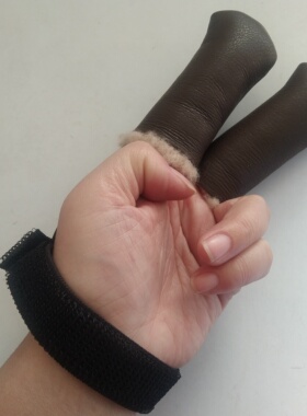 手指受伤保暖套残指保护加厚绒指套骨折冬季断指护指怕冻冷指套