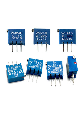 金属玻璃釉电位器 WJ24BX503 WJ24BX50K 893永星国军标 上海订货