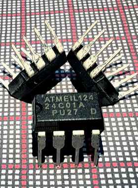 AT24C01A-PU27 AT24C01B PI27 ATMEL 2.7V 可编程芯片 IC集成电路