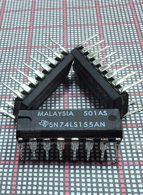 集成电路 74LS155 SN74LS155AN TI DIP-16P LS155 IC逻辑芯片