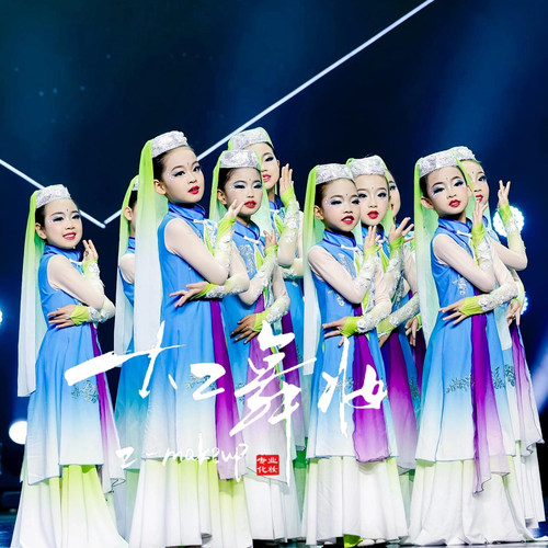 女童古典舞少数民族舞蹈演出礼服