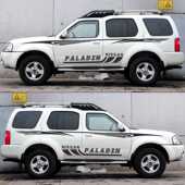 帕拉丁拉花车贴奥丁车身腰线贴汽车改装 饰贴纸遮挡刮痕贴花