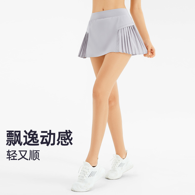 运动短裤女百褶裙速干羽毛球