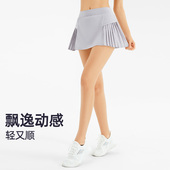 宽松防走光网球羽毛球短裙 假两件速干跑步健身热裤 运动短裤 女夏季