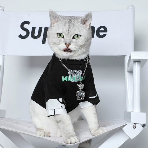 Кошачья одежда зимнее красивое домашнее животное чистое хлопок британский короткий кот котт кот