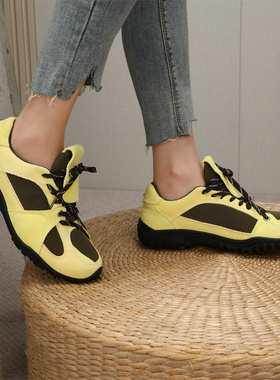 2025小众机能风德训系带复古厚底休闲翻舌透气运动单鞋潮nt3韩系