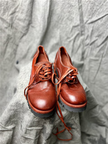 设计师款德比复古固特异低帮水洗