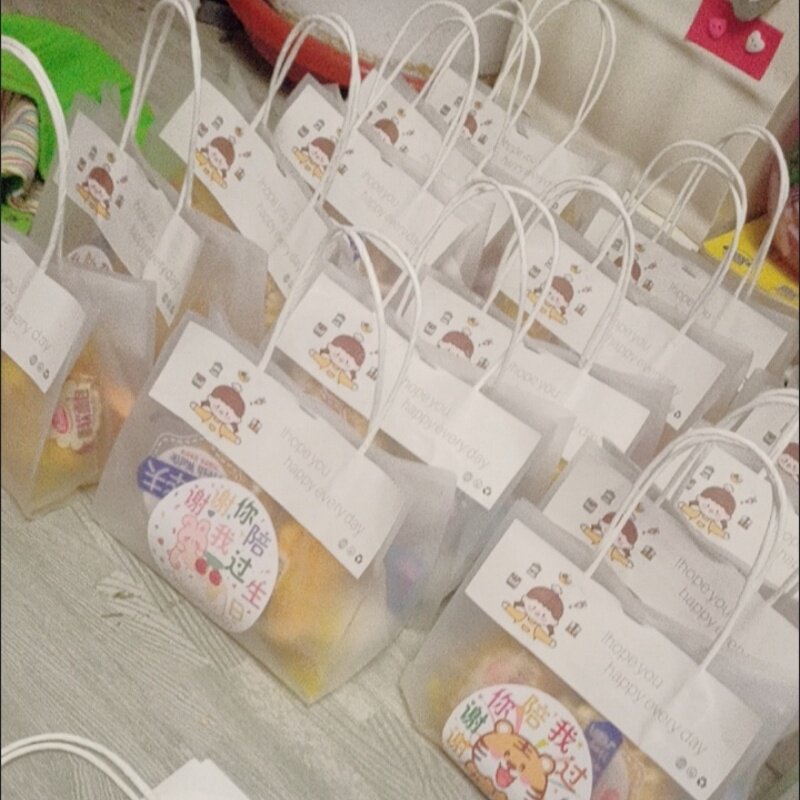 BOPP烘焙食品类创意手提袋批发
