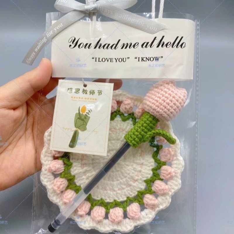 ins透明礼物手提袋小号礼品袋生日伴手礼包装袋小盆栽玩具饰品袋