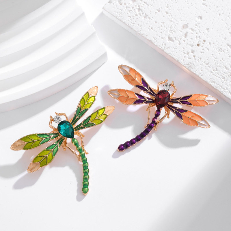 韩版高级感复古蜻蜓胸针女彩绘翅膀灵动百搭西装大衣胸花精致配饰,饰品/流行首饰/时尚饰品新,胸针,淘宝优惠券,粉丝福利购,淘宝优惠卷