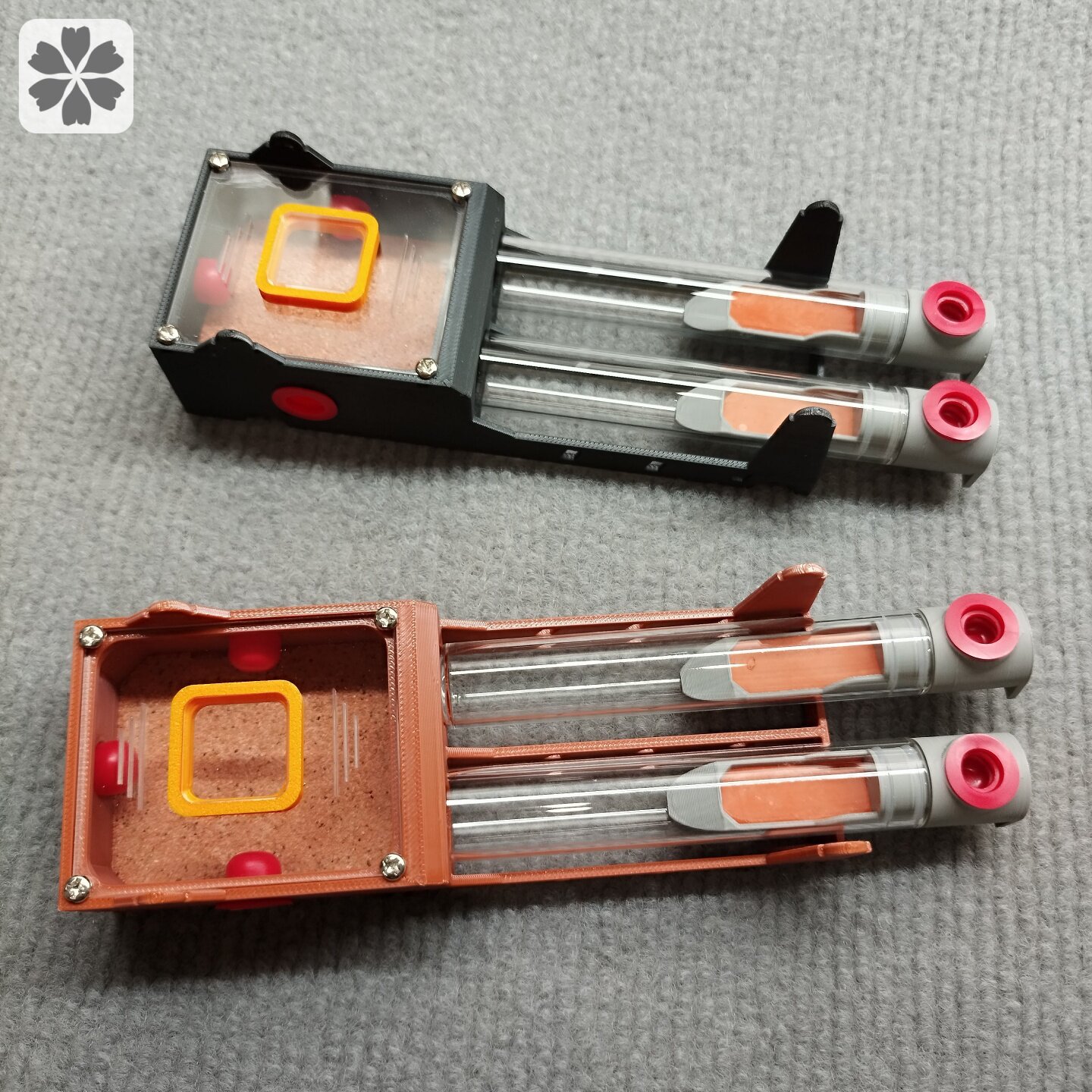 3D打印巢18mm孔径试管蚁巢铺地