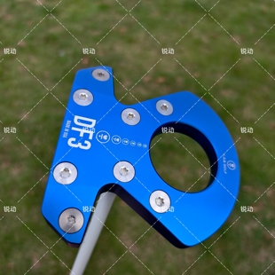 新款LAB左手大蓝牛高尔夫推杆DF3平衡稳定golf搭配无角度握把