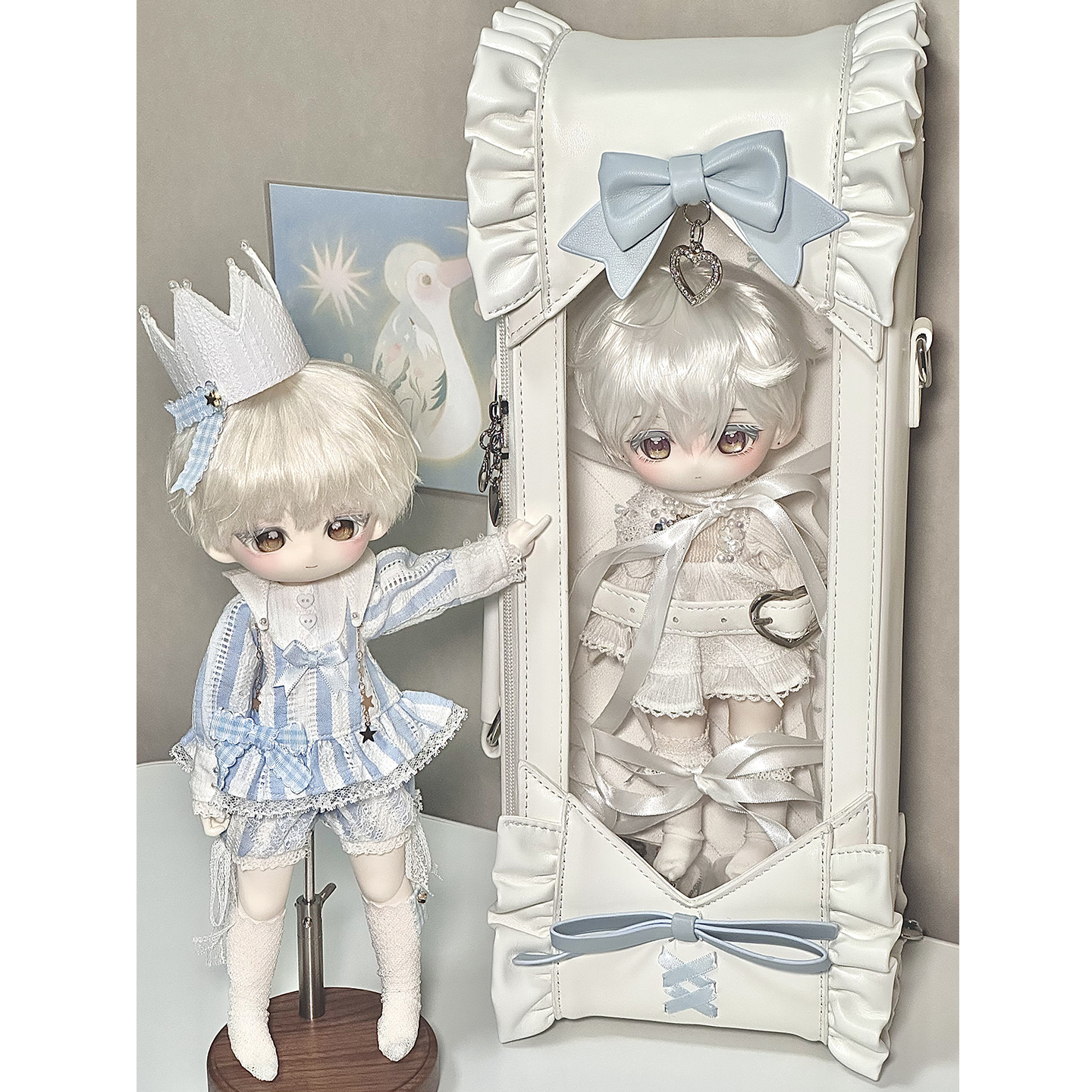 小方糖原创六分bjd娃包双肩斜挎